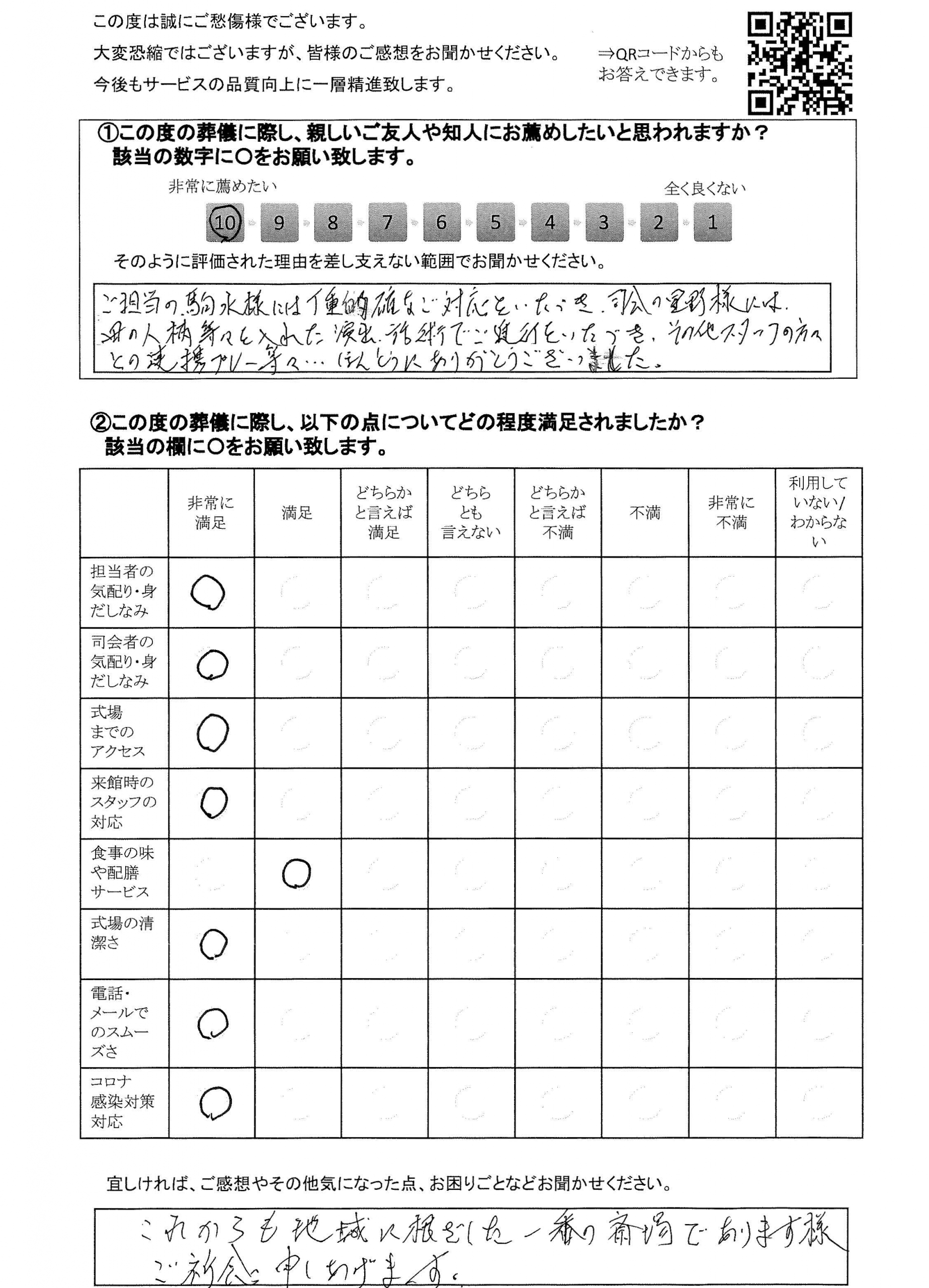 柏市 K様 新館 柏市 高柳 新柏 柏の葉 で葬儀 葬式 家族葬なら柏斎苑